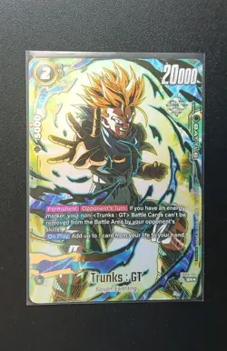 Trunks : GT FB04-114 Championship Tournament Prize Promo Dragon Ball Card - Image 1