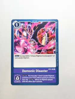 Demonic Disaster BT5-106 C - Digimon Card Game - Battle of Omni - Image 1