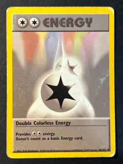 Double Colorless Energy 96/102 Base Set Pokemon Card HP - Image 1