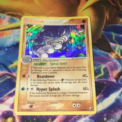 Poliwrath ~ 11/115 ~ Holo Stamped ~ EX UNSEEN FORCES ~ HEAVY PLAY ~ Pokemon Card - Image 1