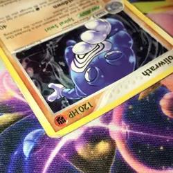 Poliwrath ~ 11/115 ~ Holo Stamped ~ EX UNSEEN FORCES ~ HEAVY PLAY ~ Pokemon Card - Image 2
