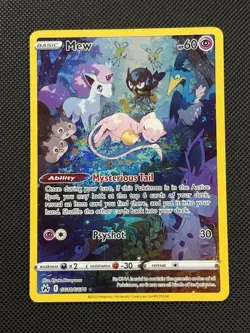 Mew GG10/GG70 GALARIAN GALLERY Pokemon Card Crown Zenith Holo NM - Image 1