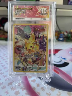 Ace 10 Pikachu 160/159 (Perfect Subs) Crown Zenith Pokemon TCG Graded Card - Image 1