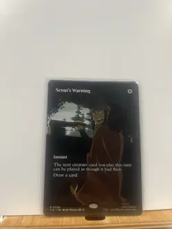 Scout’s Warning (Borderless) MTG: Avatar The Last Airbender (TLE) M 0006 - Image 1