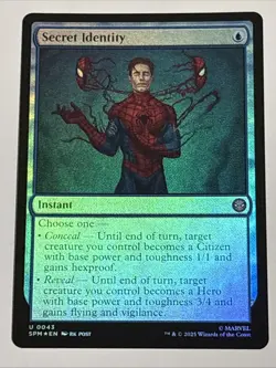 MTG Universes Beyond: Spider-man Secret Identity Foil 0043 NM - Image 1