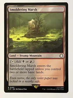 Smoldering Marsh Universes Beyond: Fallout Non-Foil Regular MTG NM - Image 1
