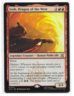 Iroh, Dragon of the West - Avatar: The Last Airbender: Eternal-Legal MTG Rare - Image 1