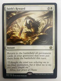Faith's Reward - Light Play MTG Conspiracy: Take the Crown - Image 1