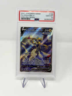 PSA 10 - GEM MINT: 2021 Pokemon Chilling Reign Alt Art Zeraora V 166 - Image 1