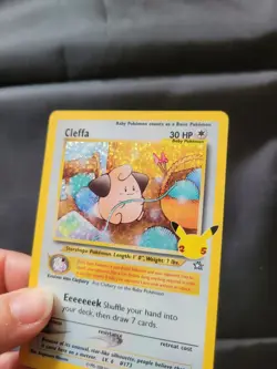 Cleffa 20/111 NM 25th Anniversary Celebrations Holo Rare Pokemon TCG 2021 - Image 2