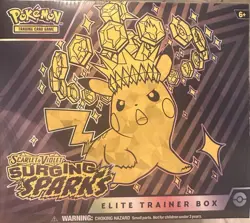 Pokemon Scarlet & Violet Surging Sparks Elite Trainer Box Factory Sealed ETB - Image 1