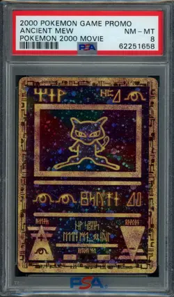 2000 Pokemon Game Promo Ancient Mew Pokemon 2000 Movie PSA 8 NM-MT 658 - Image 1