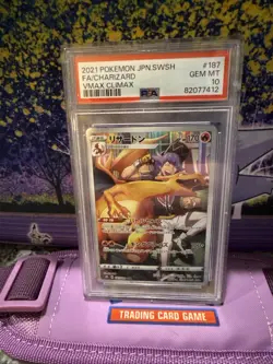 2021 Pokemon TCG JPN SWSH FA/CHARIZARD VMAX CLIMAX PSA 10 - Image 1