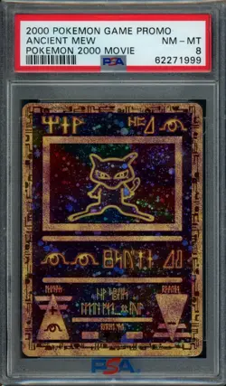 2000 Pokemon Game Promo Ancient Mew Pokemon 2000 Movie PSA 8 NM-MT 999 - Image 1