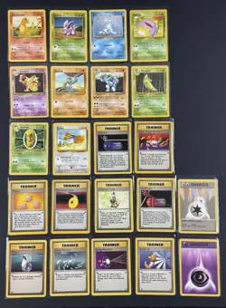 Vintage WOTC Pokemon Lot *450-Cards NO DUPES* Regular 1999 - 2001 Bulk MP-/LP- - Image 3