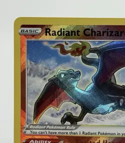 Radiant Charizard 020/159 Radiant Rare Holo Crown Zenith NM Pokemon - Image 3