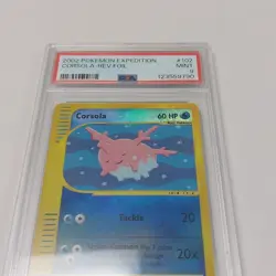 PSA 9 Corsola 102/165 Reverse Holo 2002 Pokemon Expedition - Image 4