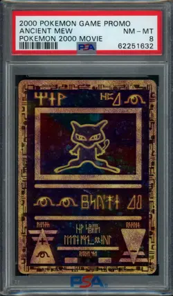 2000 Pokemon Game Promo Ancient Mew Pokemon 2000 Movie PSA 8 NM-MT 632 - Image 1
