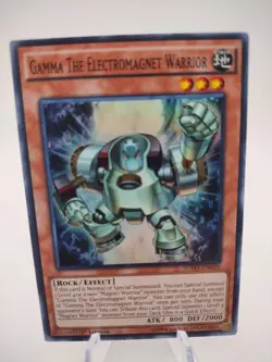 Yu-Gi-Oh! TCG Gamma The Electromagnetic Warrior SDMY-EN003 1st Edition Holo - Image 1