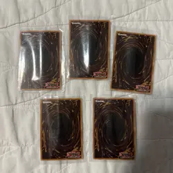 YuGiOh! Exodia Set(head, LA, LL, RA, RL) LP 1st Edition Ultra Rare YGLD-ENA17-21 - Image 3