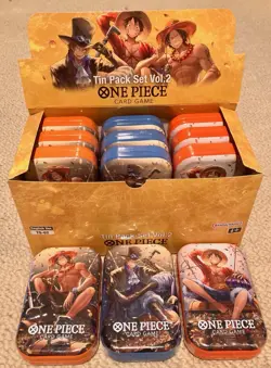 One Piece Card Game [12x] Tin Pack Set Case Vol.2 [TS-02] Display English Op 13 - Image 2