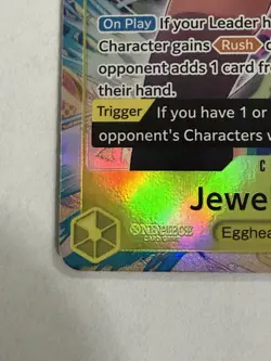 Bandai Jewelry Bonney OP13-108 SR Alternate Art Foil Carrying on His Will - Image 3