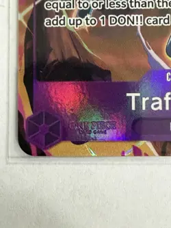 One Piece Bandai Trafalgar Law Character Promo Card P-093 Blocker Holo - Image 3