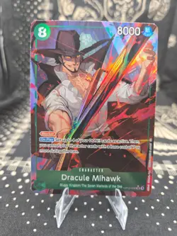 One Piece Dracule Mihawk OP12-030 SR Alt Art (Legacy of the Master) English - Image 1