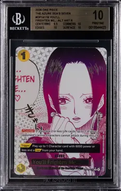 2026 ONE PIECE THE AZURE SEA'S SEVEN ALT ART R YOU'LL FRIGHTEN ME... BGS 10 - Image 1
