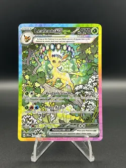 Pokemon TCG Leafeon ex 144/131 - Sv: Prismatic Evolutions SIR Holo English NM - Image 1