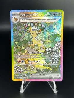 Pokemon TCG Leafeon ex 144/131 - Sv: Prismatic Evolutions SIR Holo English NM - Image 2