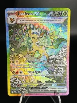 Pokemon TCG Leafeon ex 144/131 - Sv: Prismatic Evolutions SIR Holo English NM - Image 3