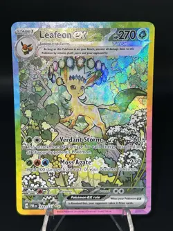 Pokemon TCG Leafeon ex 144/131 - Sv: Prismatic Evolutions SIR Holo English NM - Image 4