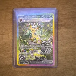 Pokemon TCG Leafeon EX Prismatic Evolutions Sir 144/131 SV - Image 1
