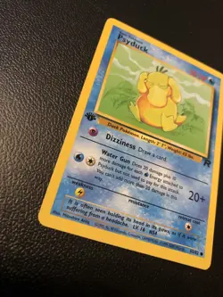 Psyduck 65/82 Team Rocket 1st First Edition Pokemon Card In Mint Condition - Image 2