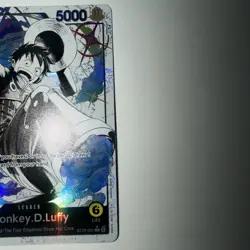 Bandai One Piece Card Game Monkey.D.Luffy Leader ST29-001 Parallel Foil - Image 3