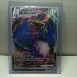 Pokemon TCG Cramorant VMAX Shining Fates Holo Ultra Rare Card 055/072 - Image 1