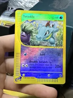 Totodile 134/165 Expedition 2002 Reverse Holo e-Series Pokemon Card TCG - Image 3