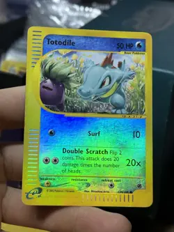 Totodile 134/165 Expedition 2002 Reverse Holo e-Series Pokemon Card TCG - Image 4