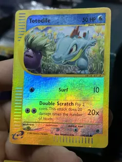 Totodile 134/165 Expedition 2002 Reverse Holo e-Series Pokemon Card TCG - Image 5