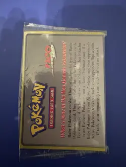 Unopened Pokemon Neo Genesis Marill Promo Card - New/Sealed - Image 2