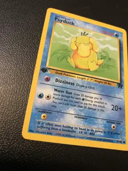Psyduck 65/82 Team Rocket 1st First Edition Pokemon Card In NM Condition - Image 2