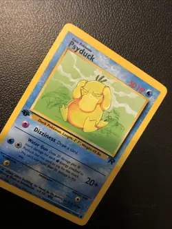 Psyduck 65/82 Team Rocket 1st First Edition Pokemon Card In NM Condition - Image 5