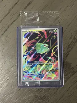 Bulbasaur 133/132 Illustration Rare Mega Evolution Promo Sealed Pokemon Card TCG - Image 1
