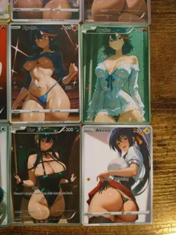 DAMAGED Beautiful Waifu 9 Card Lot - Anime Goddess Cards Makima Ryuko Nico - Image 3