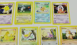 Lot of 22 Vintage Shadowless Pokemon TCG Trading Cards - Image 3
