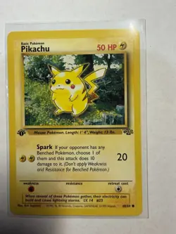 Pokemon TCG Pikachu Jungle 1st Edition 60/64 Regular 50 HP Card - Image 1