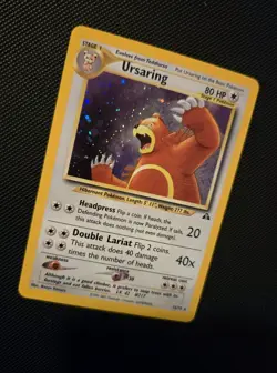 2001 Pokemon TCG Neo Discovery - Ursaring #15/75 WoTC Vintage Holo Rare - NM - Image 3