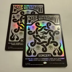 2x Eerie Ultimatum FOIL 5 Secret Lair Countdown Kit SLC MTG Rare Unplayed Mint - Image 2