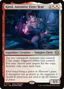 Kirol, Attentive First-Year 231 | NM Near Mint | ECL Lorwyn Eclipsed Magic MTG - Image 1